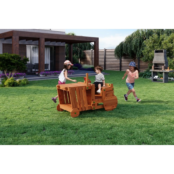 Plac zabaw Simple Tractor teak Funky