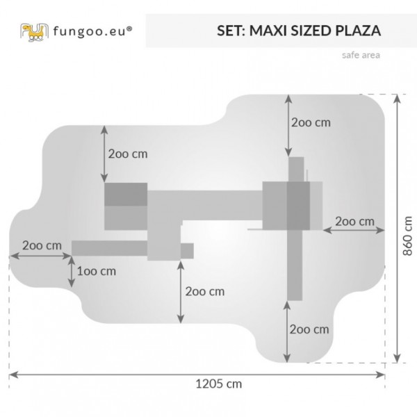 Plac zabaw Maxi Sized Plaza Fungoo