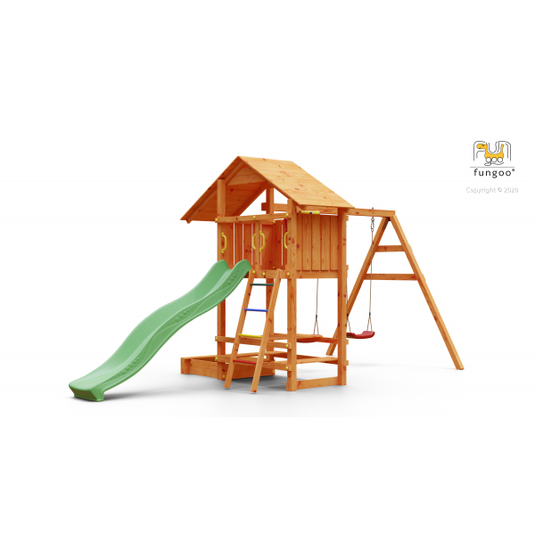 Plac zabaw Smart 1  z stolikiem piknikowym Fungoo