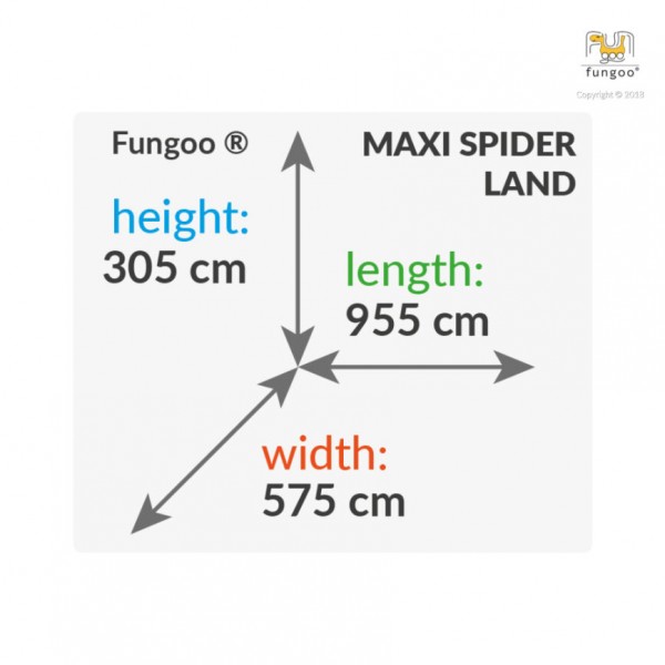 Plac zabaw Maxi Spider Land Fungoo