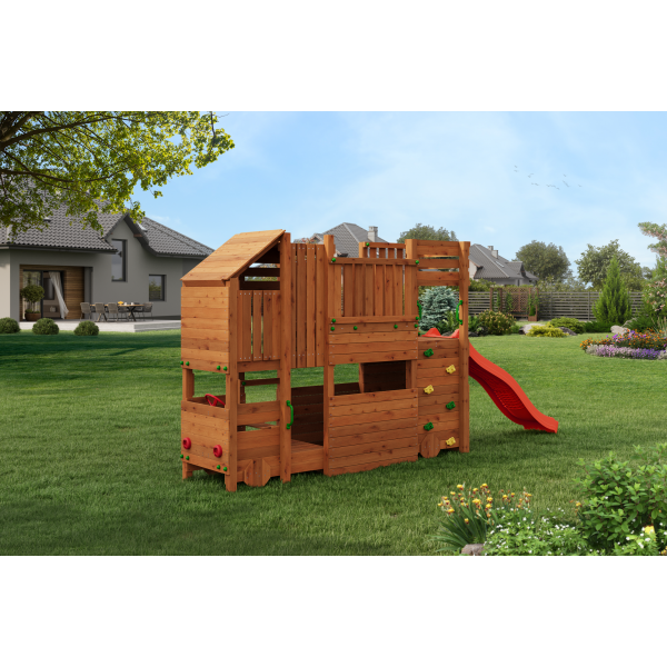 Plac Zabaw Funky Kid Camper Teak