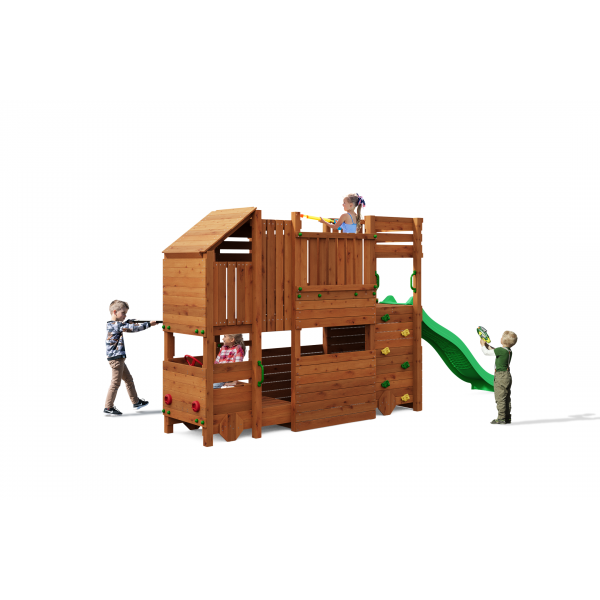 Plac Zabaw Funky Kid Camper Teak