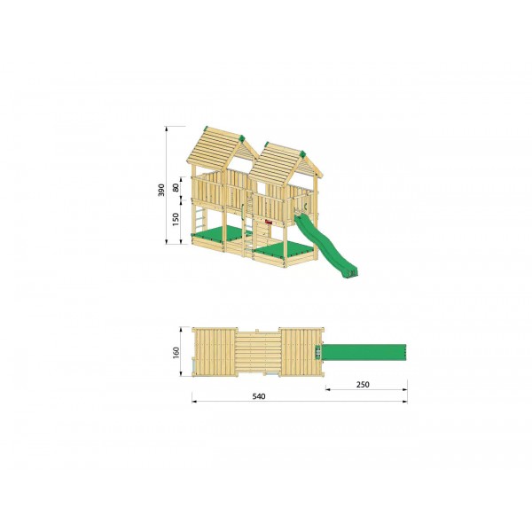Plac zabaw Project IV zestaw HY LAND