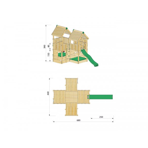 Plac zabaw Project VII zestaw HY LAND