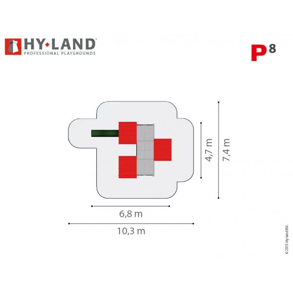 Plac zabaw Project VIII zestaw HY LAND