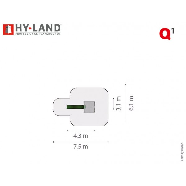 Plac zabaw Project Q1 zestaw HY LAND