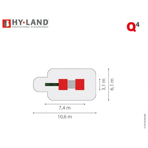 Plac zabaw Project Q4 zestaw HY LAND
