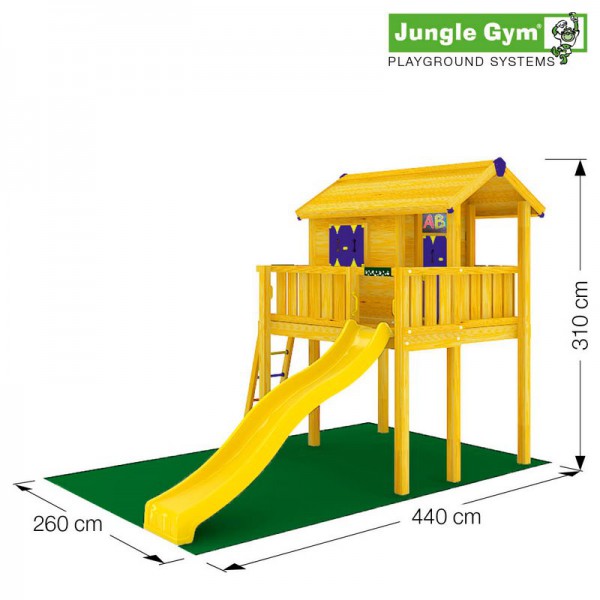 Domek Playhouse na platformie XL Jungle Gym