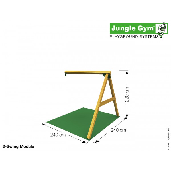 Plac zabaw Domek Cwanego Jungle Gym