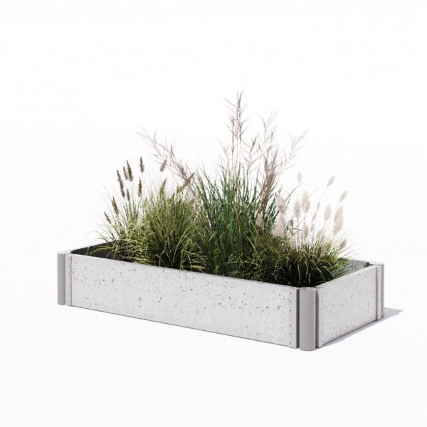 Donica betonowa 158 x 83 x 27 cm Moduł A