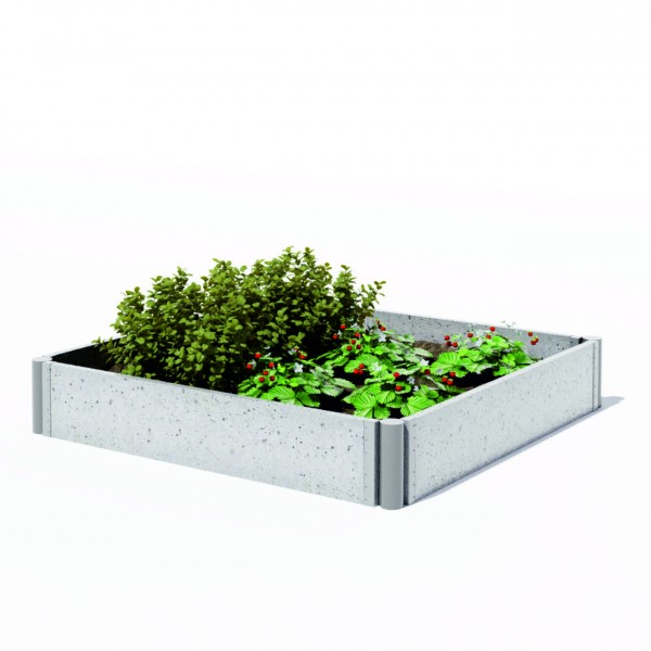 Donica betonowa kwadratowa 158 x 158 x 27 cm Moduł B