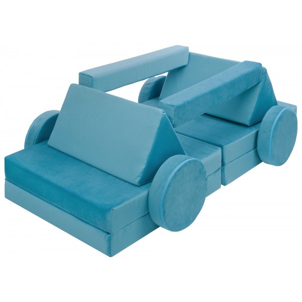 Wielofunkcyjna sofa modułowa dla dziecka Turkus