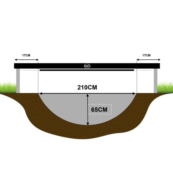 Trampolina Bostonn 244 cm + Siatka Axi