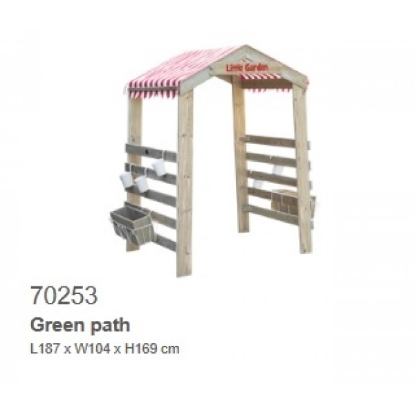 Drewniana Brama Ogrodowa Pergola Kwietnik CLASSIC WORLD EDU