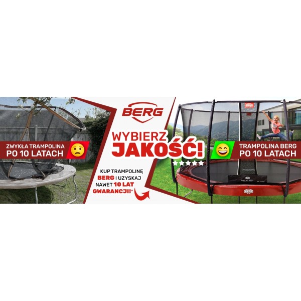 Trampolina Favorit Gray 430 cm + Siatka Bezpieczeństwa Comfort + Gra Zręcznościowo Logiczna LEVELS BERG