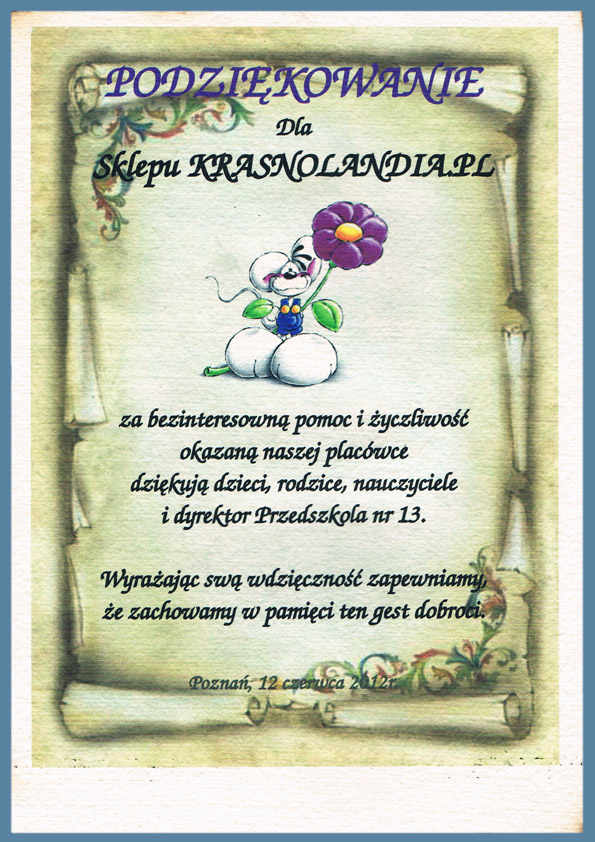 Podziękowania
